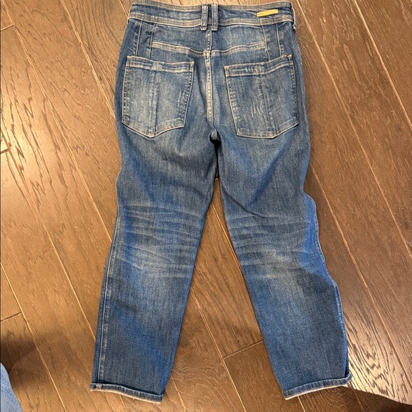 Pilcro Relaxed Fit Blue Boyfriend Jeans - Picture 8 of 9